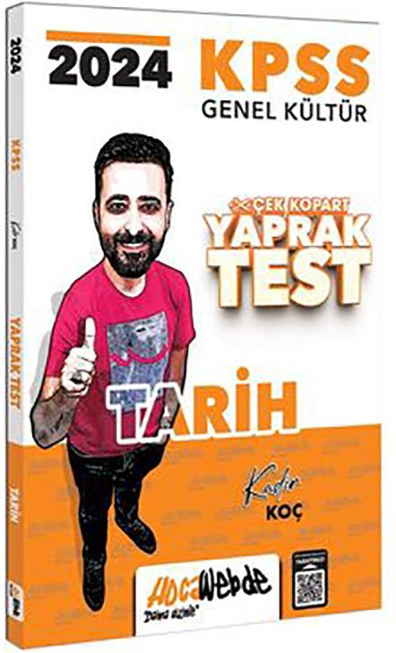 Hocawebde Yayınları 2024 KPSS Genel Kültür Tarih Çek Kopart Yaprak Test