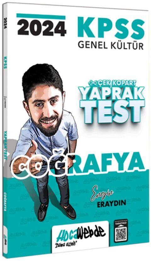 HocaWebde Yayınları 2024 KPSS GK Coğrafya Yaprak Test