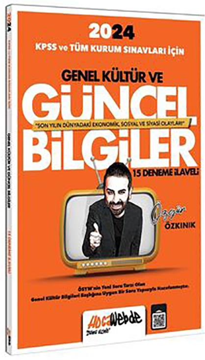 Hocawebde Yayınları 2024 KPSS ve Tüm Kurum Sınavları İçin Güncel Bilgiler 15 Deneme İlaveli