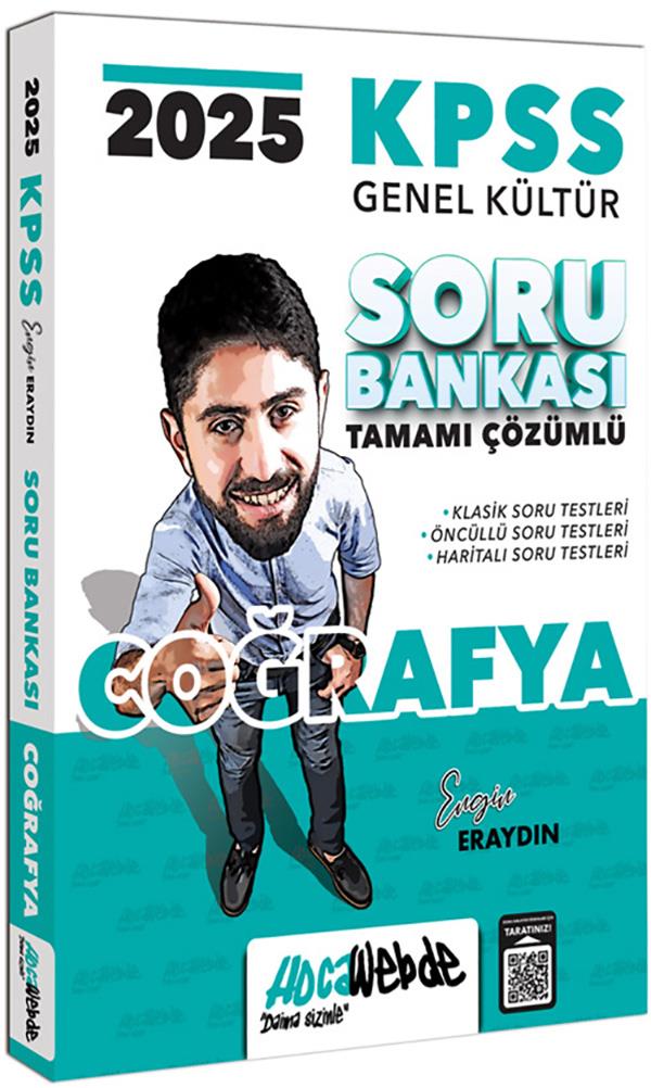 HocaWebde Yayınları 2025 KPSS Genel Kültür Coğrafya Tamamı Çözümlü Soru Bankası