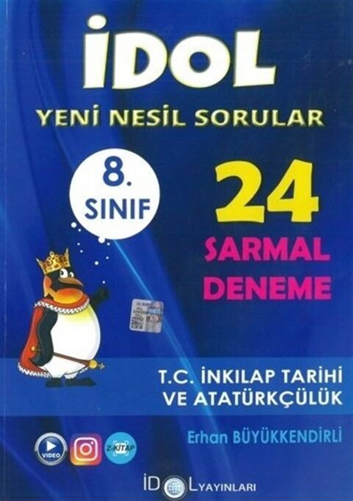 İdol Yayınları 8. Sınıf T.C. İnkılap Tarihi ve Atatürkçülük 24 Sarmal Deneme