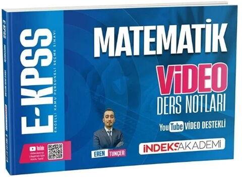 İndeks Akademi 2026 EKPSS Matematik Video Ders Notları