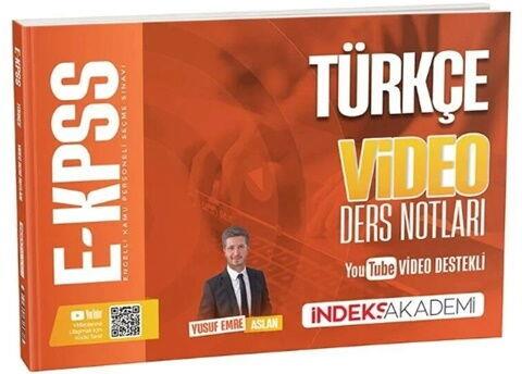İndeks Akademi 2026 EKPSS Türkçe Video Ders Notları