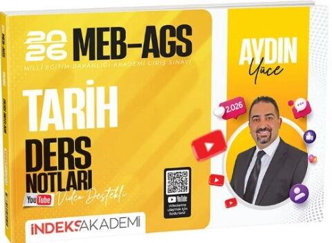 İndeks Akademi 2026 MEB AGS Akademisi Tarih Video Ders Notları