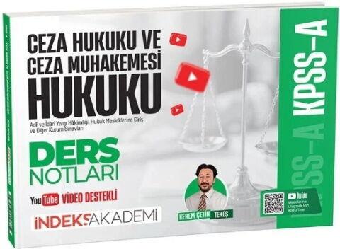 İndeks Akademi KPSS A Grubu Ceza Hukuku ve Ceza Muhakemesi Hukuku Video Ders Notları
