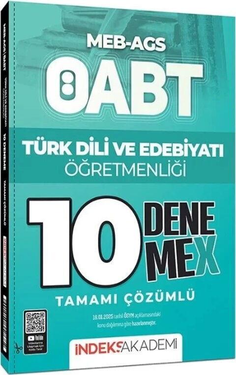 İndeks Akademi MEB AGS ÖABT Türk Dili ve Edebiyatı Öğretmenliği 10 DenemeX