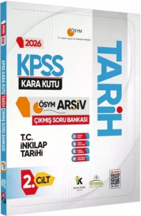 İnformal Yayınları 2026 KPSS Tarihin Kara Kutusu ÖSYM Çıkmış Soru Havuzu Bankası 2. Cilt