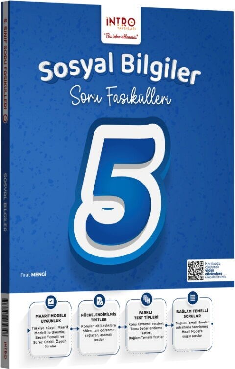 İntro Yayınları 5. Sınıf Sosyal Bilgiler Soru Fasiküleri