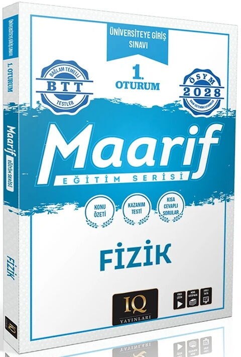 IQ Yayınları 2028 TYT Fizik Maarif Eğitim Serisi 1. Oturum