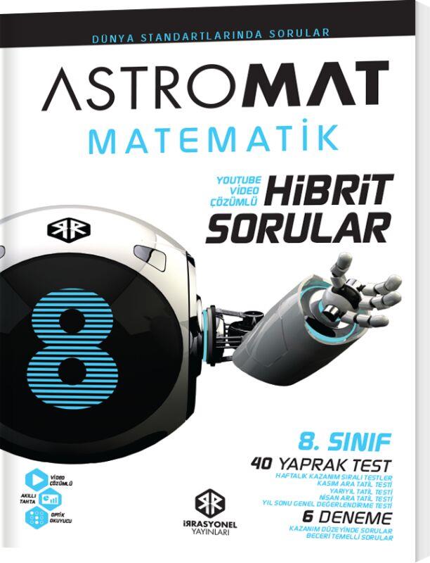İrrasyonel Yayınları 8. Sınıf Matematik Astromat Hibrit Soru Bankası