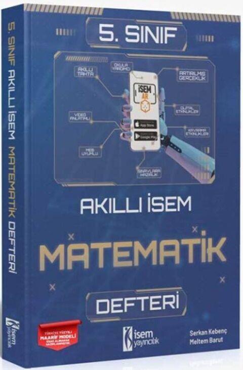 İsem Yayınları 5. Sınıf Akıllı İsem Matematik Defteri