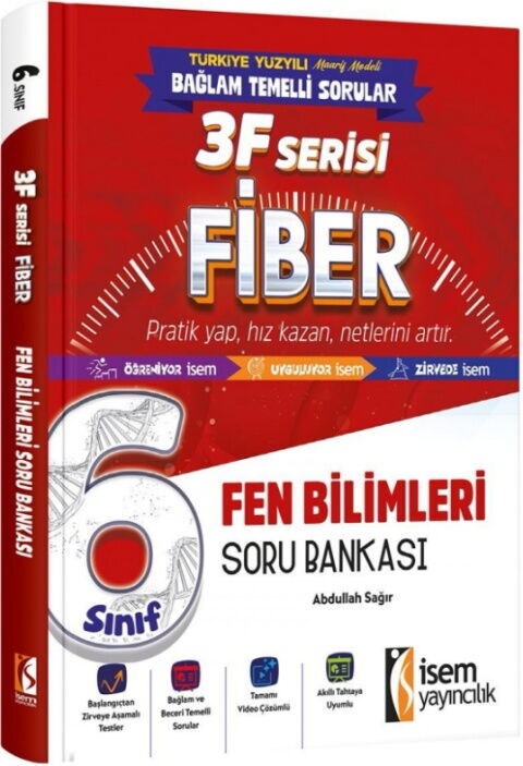 İsem Yayınları 6. Sınıf Fen Bilimleri 3F Fiber Soru Bankası