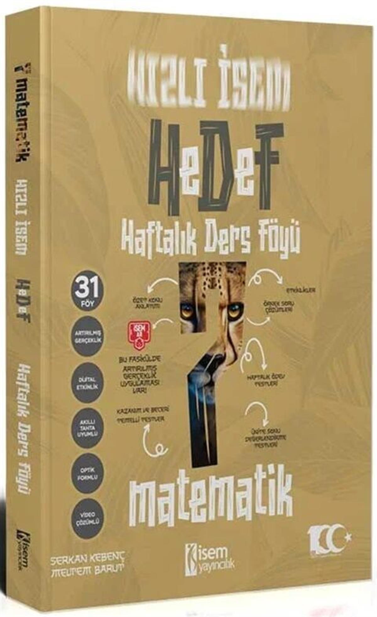 İsem Yayınları 7. Sınıf Hızlı İsem Matematik Hedef Haftalık Ders Föyü