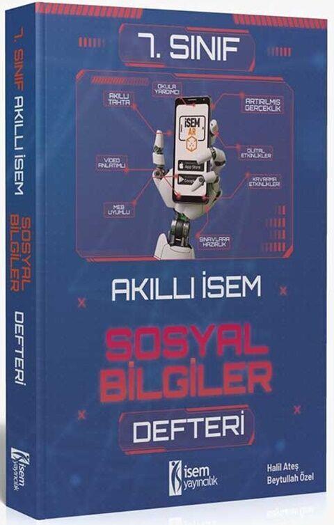 İsem Yayınları 7. Sınıf Sosyal Bilgiler Akıllı İsem Defteri