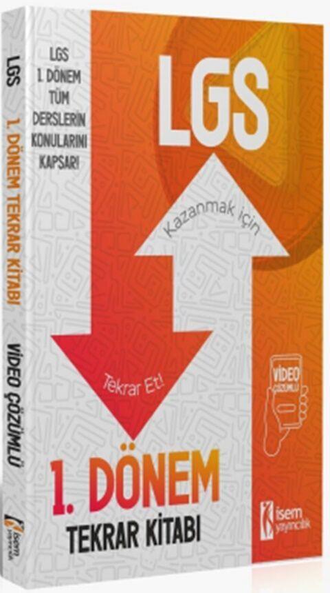 İsem Yayınları 8. Sınıf LGS 1. Dönem Tüm Dersler Tekrar Kitabı