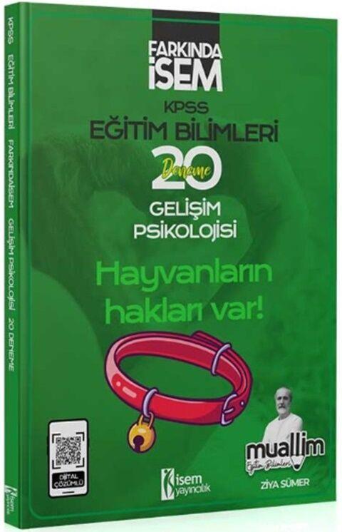 İsem Yayınları KPSS Eğitim Bilimleri Gelişim Psikolojisi Muallim 20 Deneme