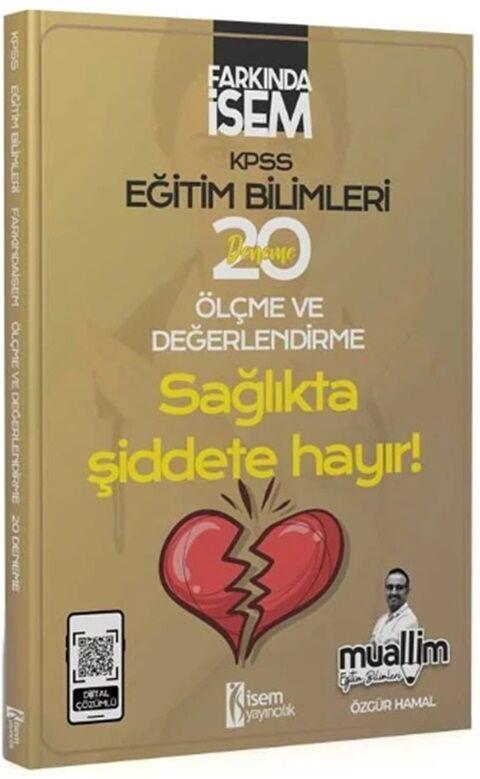 İsem Yayınları KPSS Eğitim Bilimleri Ölçme ve Değerlendirme Muallim 20 Deneme