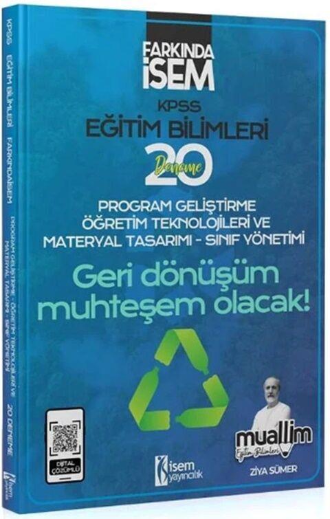 İsem Yayınları KPSS Eğitim Bilimleri Program Geliştirme Muallim 20 Deneme