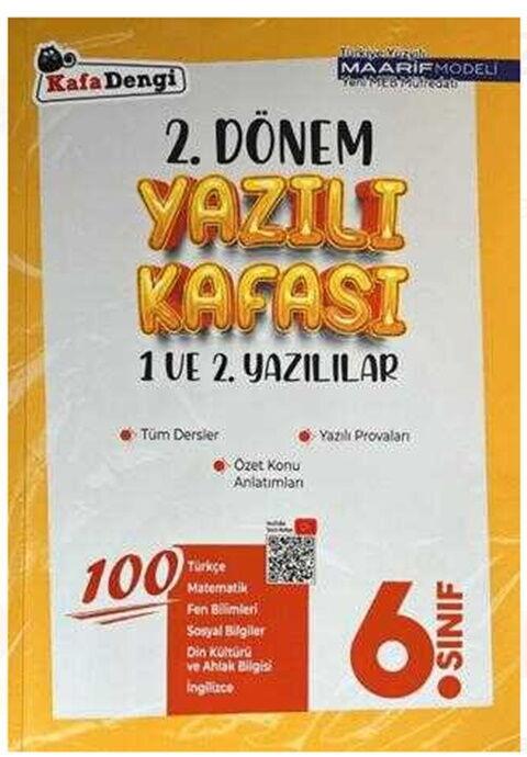 Kafa Dengi Yayınları 6. Sınıf 2. Dönem Yazılı Kafası