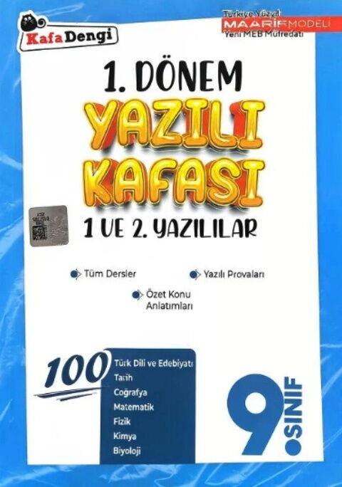 Kafa Dengi Yayınları 9. Sınıf 1. Dönem Yazılı Kafası 1. ve 2. Yazılılar