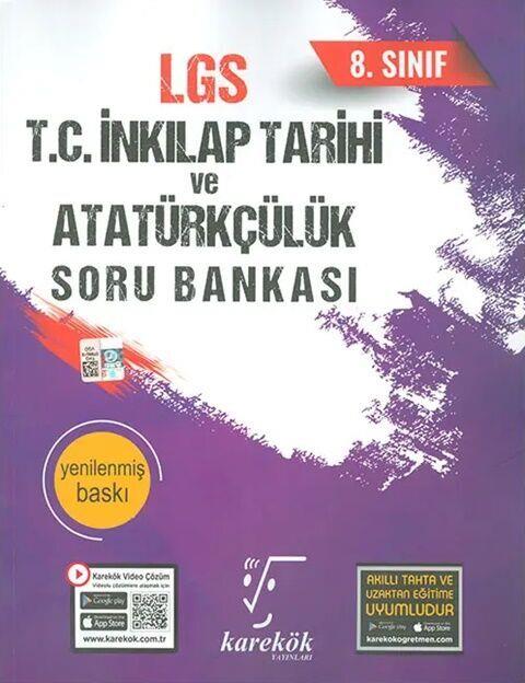 Karekök Yayınları 8.Sınıf LGS TC İnkılap Tarihi ve Atatürkçülük Soru Bankası