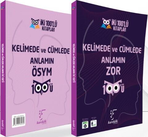 Karekök Yayınları Kelimede ve Cümlede Anlamın Zor ÖSYM 100 ü