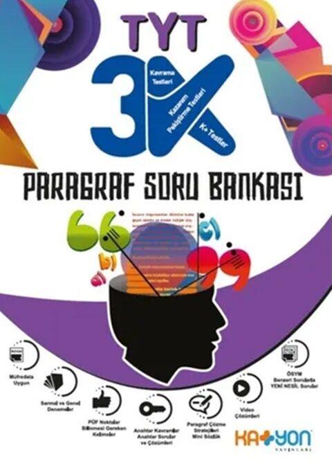 Katyon Yayınları TYT 3K Paragraf Soru Bankası