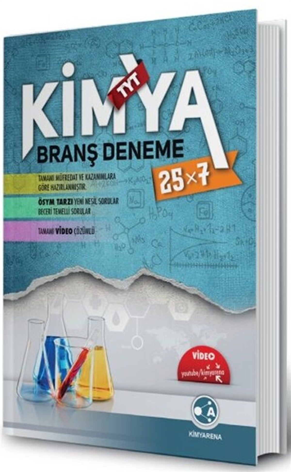 Kimyarena Yayınları TYT Kimya 25x7 Branş Denemeleri