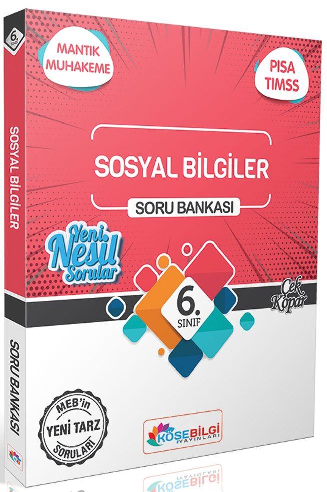 KöşeBilgi Yayınları 6. Sınıf Sosyal Bilgiler Soru Bankası