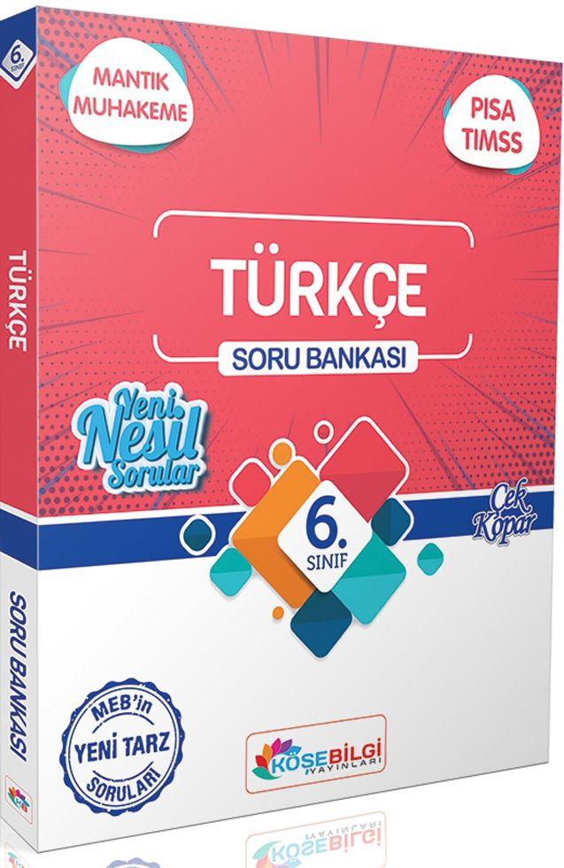 KöşeBilgi Yayınları 6. Sınıf Türkçe Soru Bankası