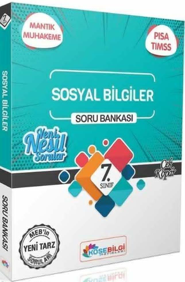 KöşeBilgi Yayınları 7. Sınıf Sosyal Bilgiler Özet Bilgili Soru Bankası