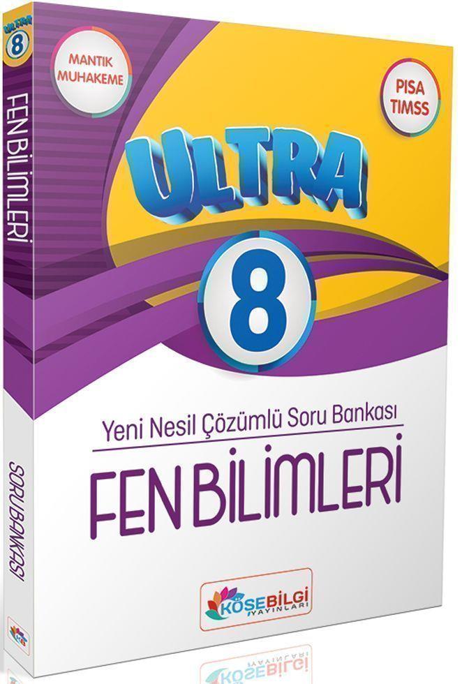 KöşeBilgi Yayınları 8. Sınıf Fen Bilimleri Ultra Çözümlü Soru Bankası
