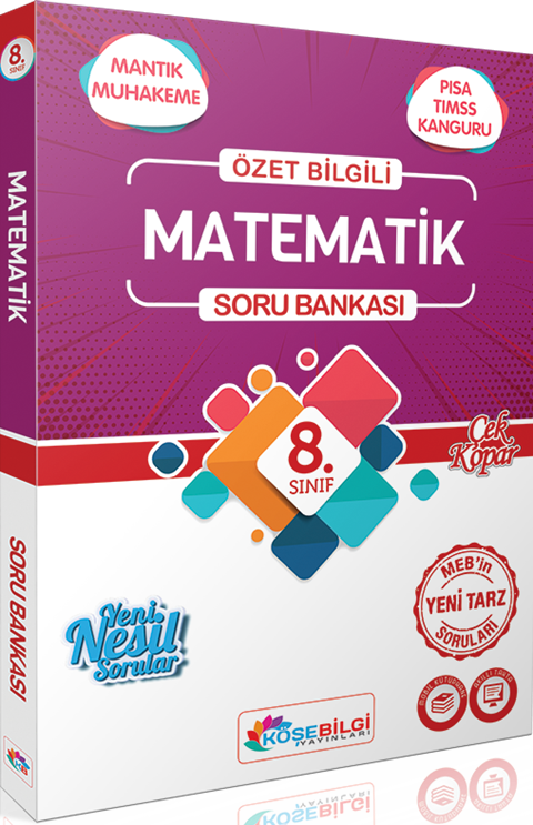 KöşeBilgi Yayınları 8. Sınıf Matematik Özet Bilgili Soru Bankası