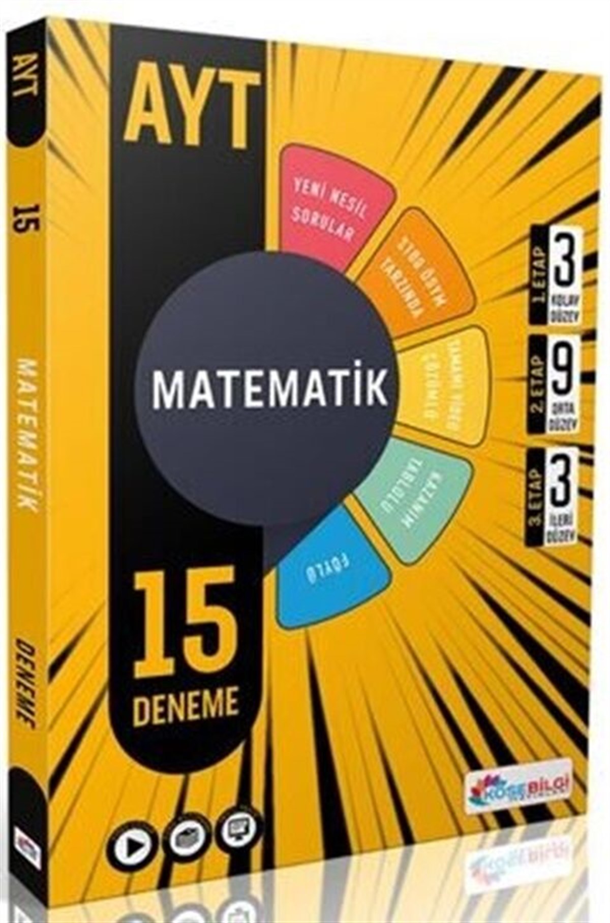 KöşeBilgi Yayınları AYT Matematik 15 Deneme