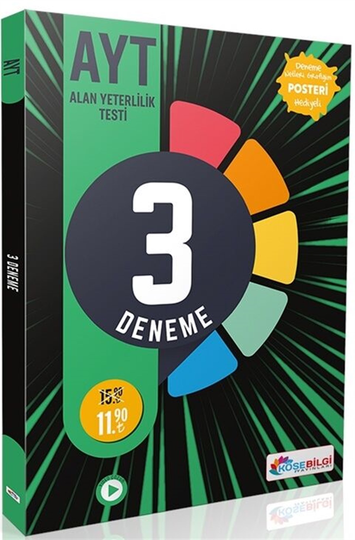 KöşeBilgi Yayınları AYT Fasikül 3 Deneme