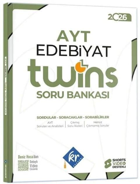 KR Akademi 2026 AYT Edebiyat Twins Soru Bankası