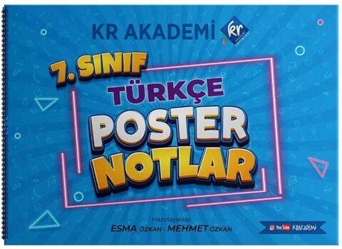 KR Akademi 7. Sınıf Türkçe Poster Notlar