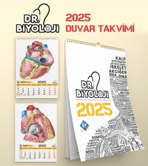KR Akademi Barış Hoca Dr. Biyoloji Poster Takvim