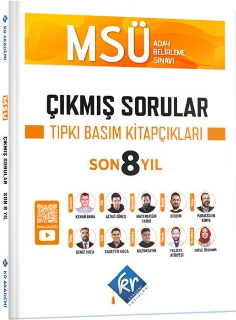 KR Akademi MSÜ Çıkmış Sorular Son 8 Yıl Tıpkı Basım Fasikülleri