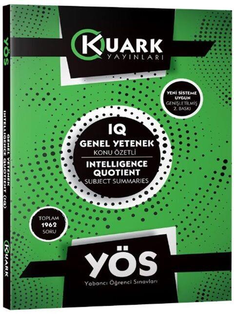 Kuark Yayınları YÖS IQ Genel Yetenek Konu Özetli Soru Bankası