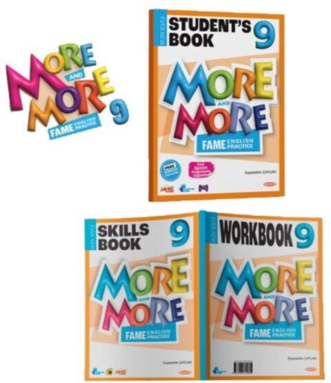 Kurmay ELT 9. Sınıf More More Studentst Book Workbook Skılls Book 2 li Set
