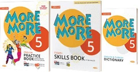 Kurmay ELT More and More English 5 Practice Book Skills Book Dictionary
