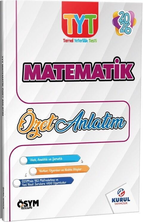 Kurul Yayıncılık 2026 TYT Matematik Özet Anlatım