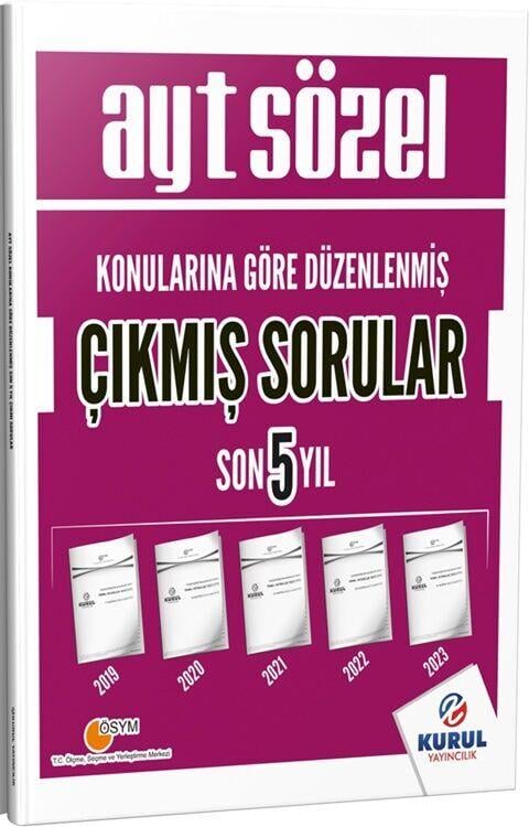 Kurul Yayıncılık AYT Sözel Konularına Göre Düzenlenmiş Son 5 Yıl Çıkmış Sorular