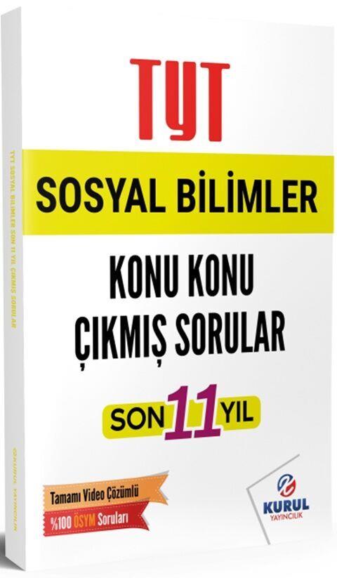 Kurul Yayıncılık TYT Sosyal Bilimler Son 11 Yıl Konu Konu Çıkmış Sorular ve Video Çözümleri