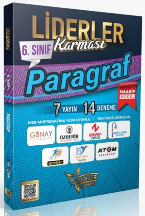 Liderler Karması 6. Sınıf Paragraf Maarif Model 7 Yayın 14 Deneme