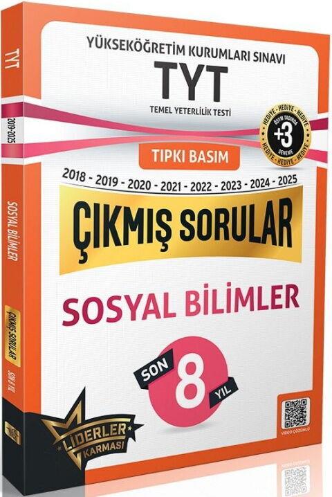 Liderler Karması TYT Sosyal Bilimler Son 8 Yıl Çıkmış Sorular 2018 2025