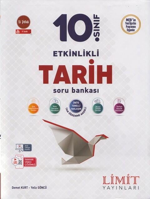 Limit Yayınları 10. Sınıf Tarih Etkinlikli Soru Bankası
