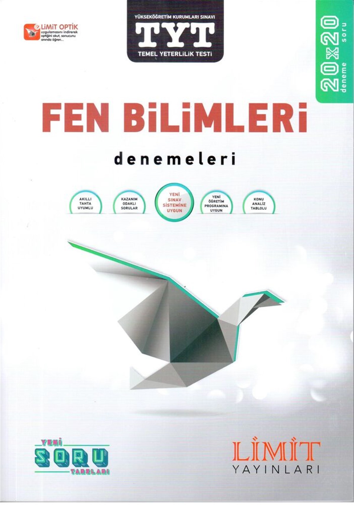 Limit Yayınları TYT Fen Bilimleri 20 x 20 Denemeleri