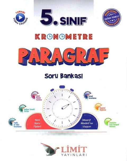 Limit Yayınları 5. Sınıf Paragraf Kronometre Soru Bankası